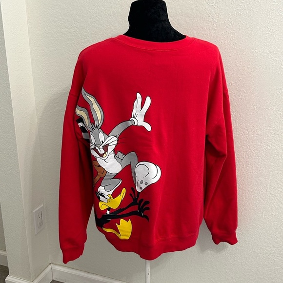 Looney Tunes Crew Neck Sweatshirt XL - Picture 2 of 7